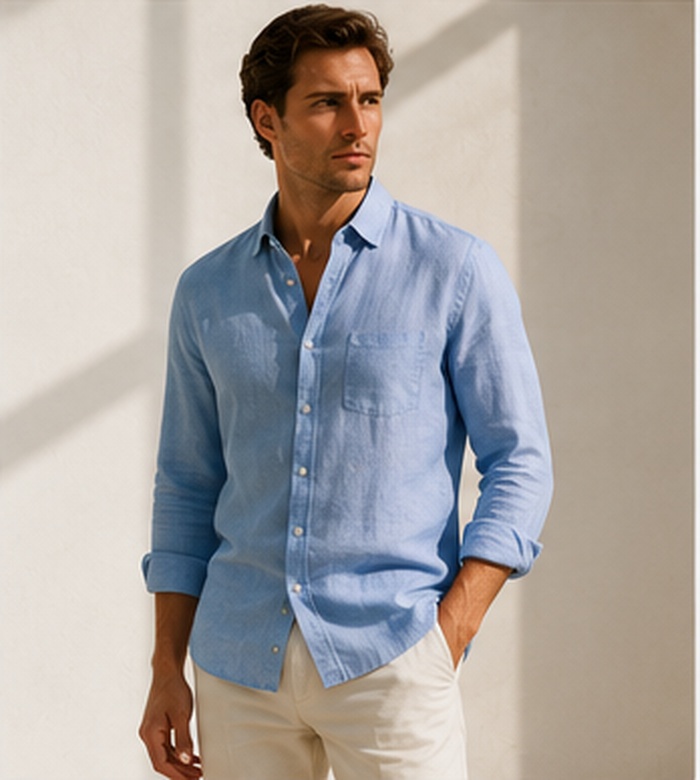 Original product image of Textured Cotton Overshirt